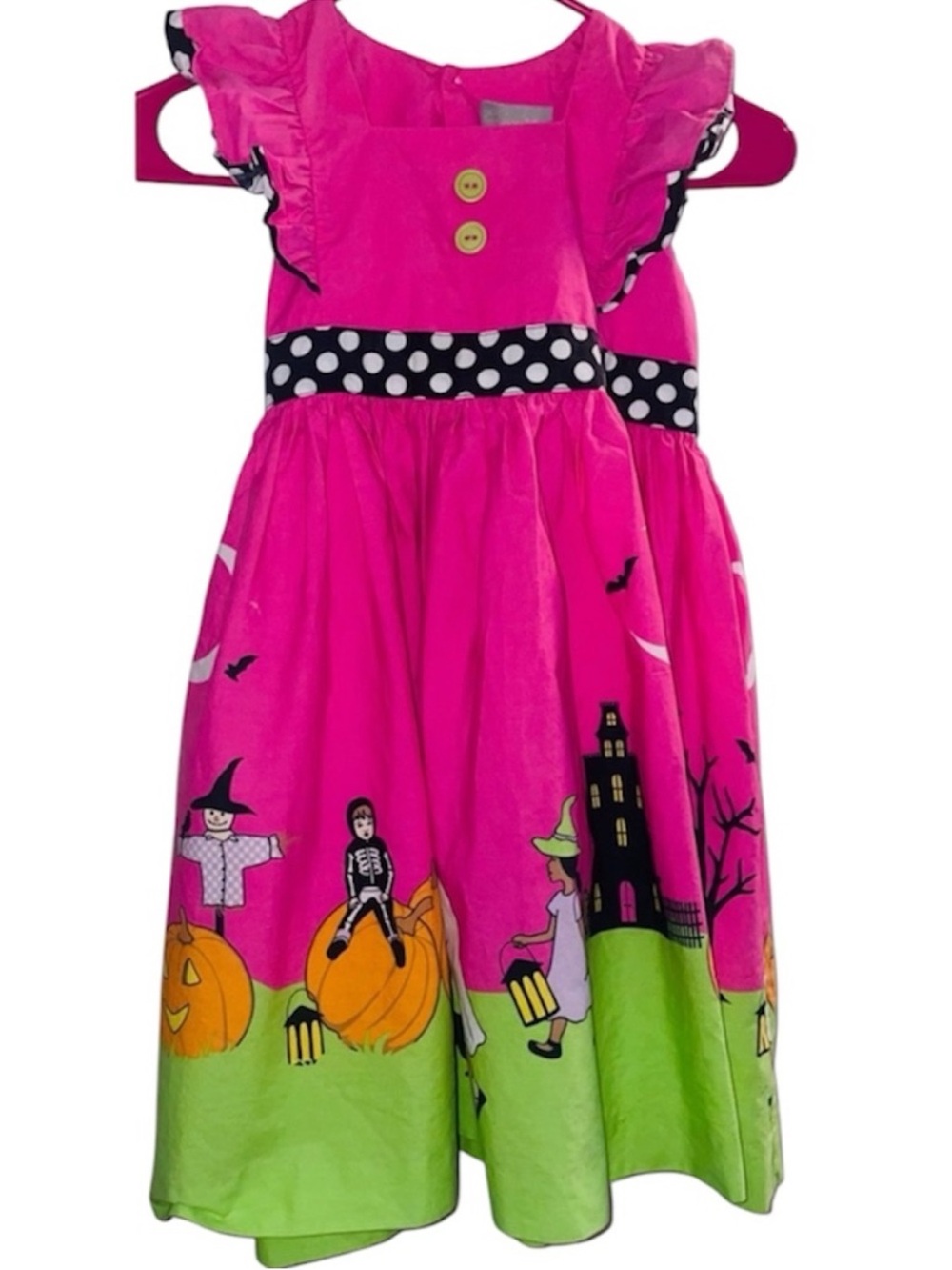 Eleanor Rose Halloween Dress Pumpkin Patch Witch Girls Boutique Girls Sz 8